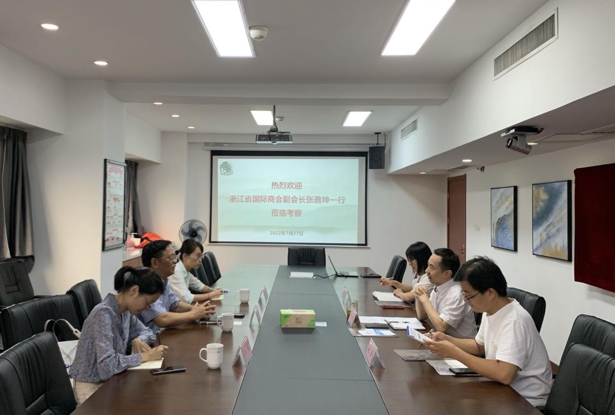 浙江省国际商会副会长张善坤一行莅临MK SPORTS考察