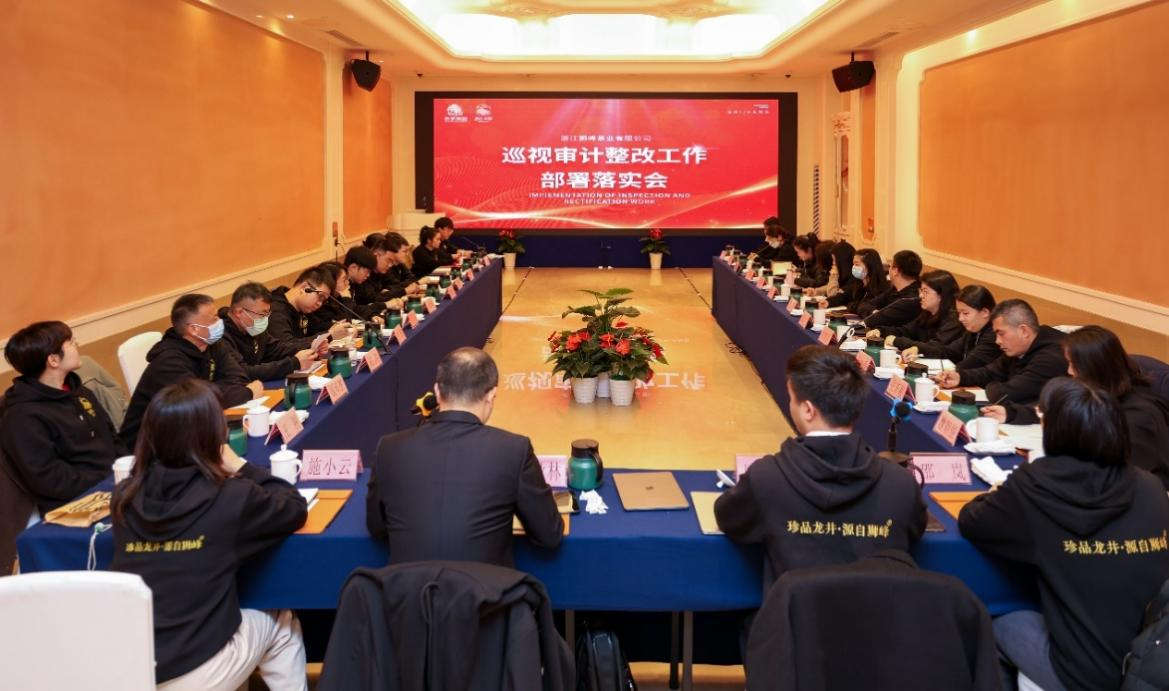 MK SPORTS狮峰茶业公司召开巡视审计整改部署落实会